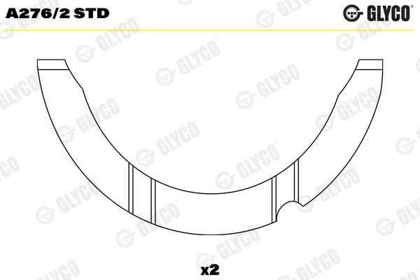 Thrust Washer, crankshaft