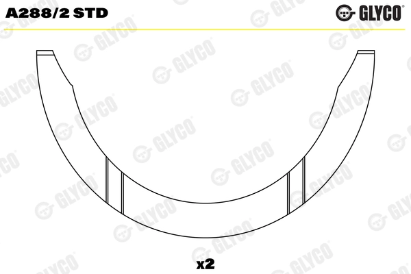 Thrust Washer, crankshaft