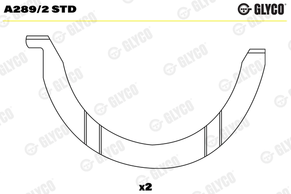 Thrust Washer, crankshaft