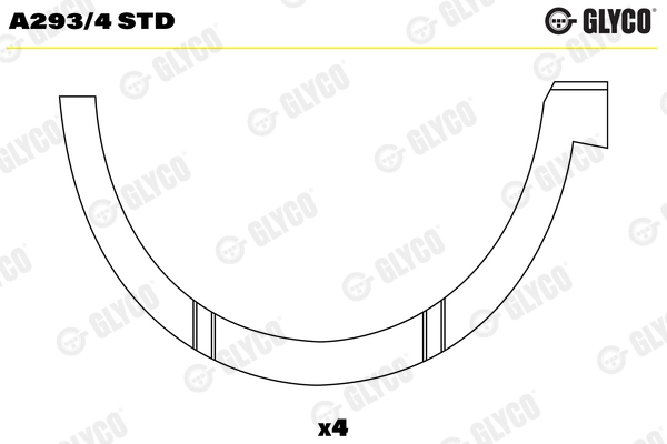 Thrust Washer, crankshaft