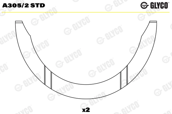 Thrust Washer, crankshaft