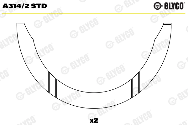 Thrust Washer, crankshaft