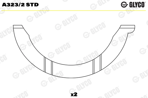 Thrust Washer, crankshaft