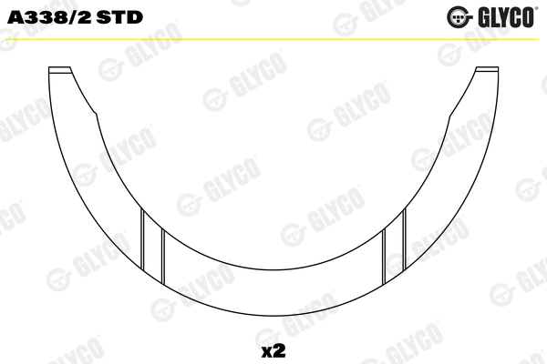 Thrust Washer, crankshaft