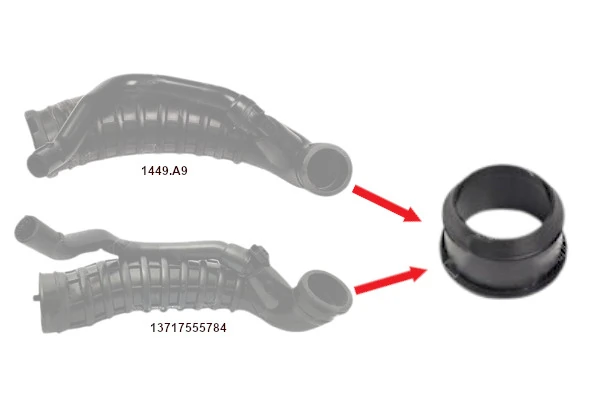 Intake Hose, air filter