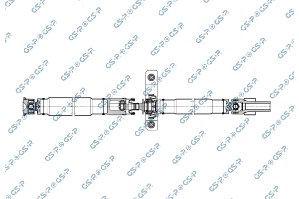 Propshaft, axle drive