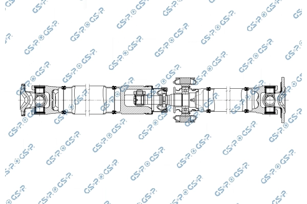 Propshaft, axle drive