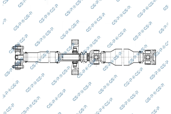 Propshaft, axle drive