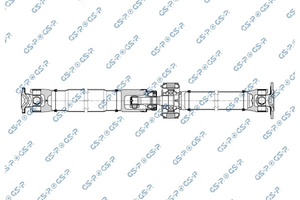 Propshaft, axle drive