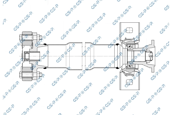 Propshaft, axle drive