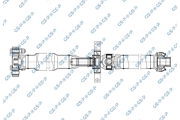 Propshaft, axle drive