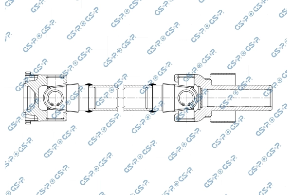 Propshaft, axle drive