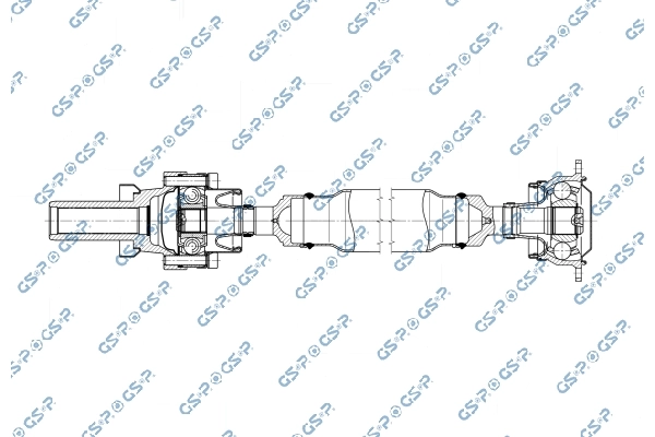 Propshaft, axle drive
