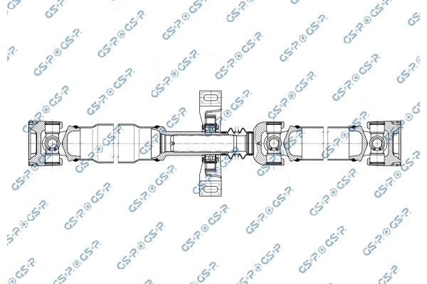 Propshaft, axle drive