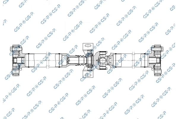 Propshaft, axle drive