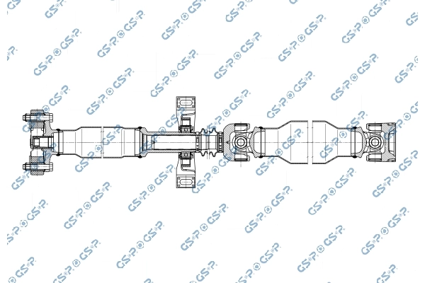 Propshaft, axle drive