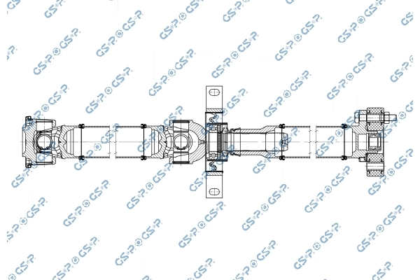 Propshaft, axle drive