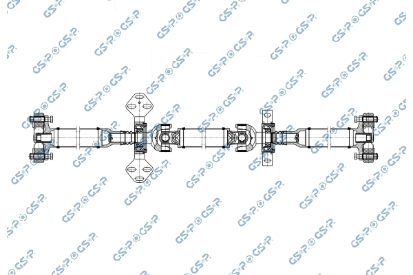 Propshaft, axle drive