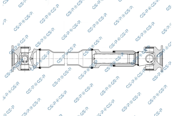 Propshaft, axle drive