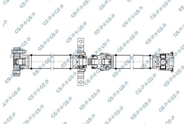 Propshaft, axle drive