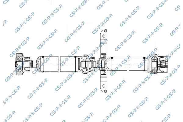 Propshaft, axle drive