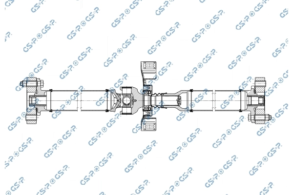 Propshaft, axle drive