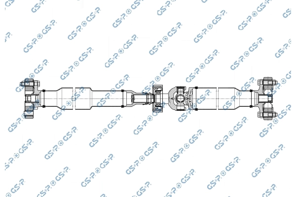 Propshaft, axle drive