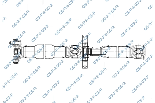 Propshaft, axle drive
