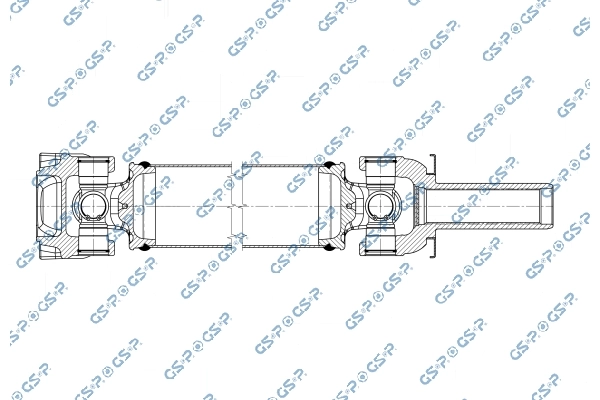 Propshaft, axle drive