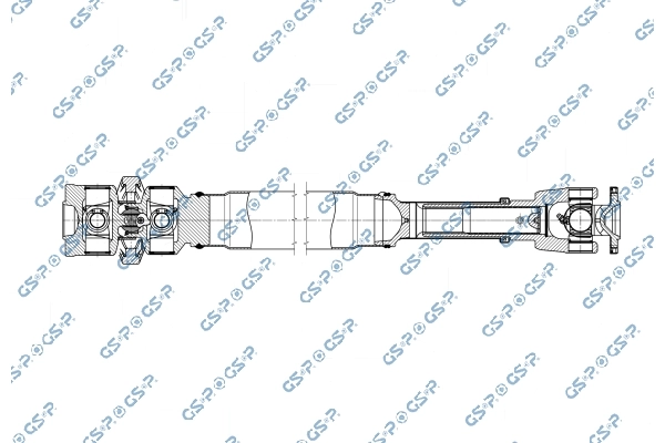 Propshaft, axle drive