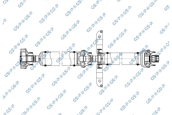 Propshaft, axle drive