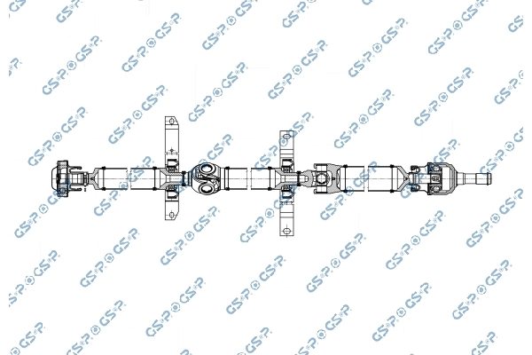 Propshaft, axle drive