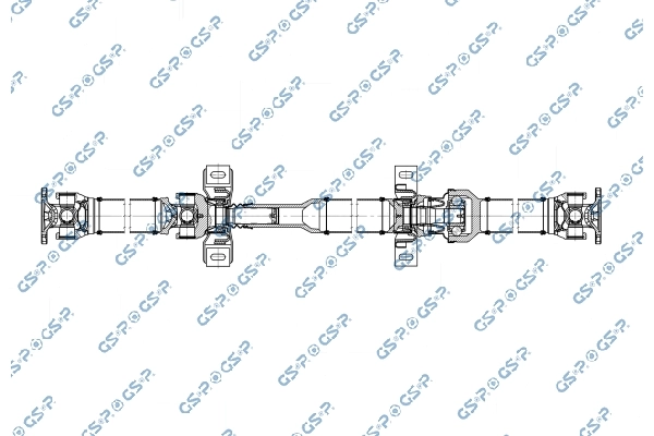 Propshaft, axle drive