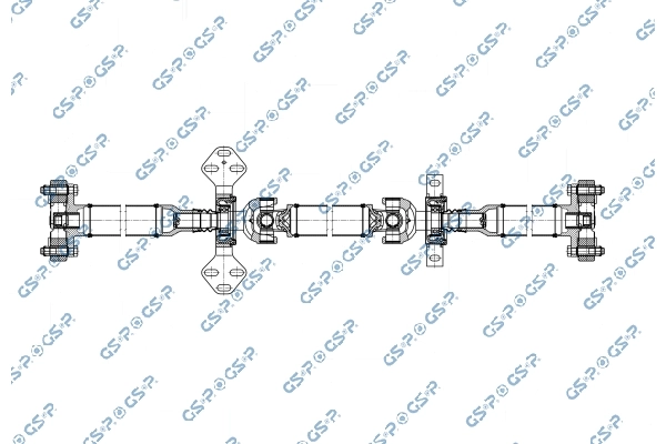 Propshaft, axle drive