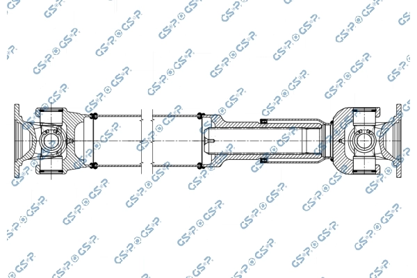 Propshaft, axle drive