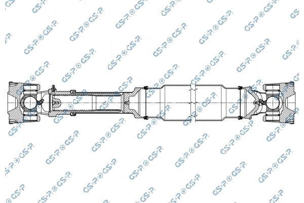 Propshaft, axle drive