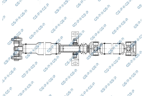 Propshaft, axle drive