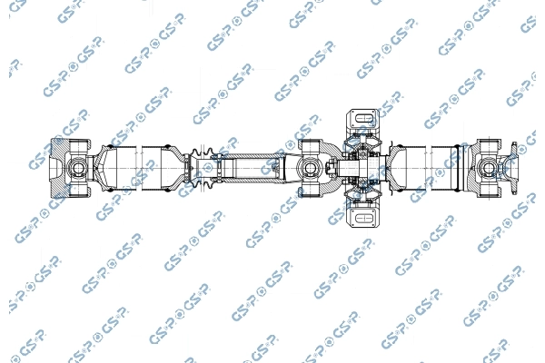 Propshaft, axle drive
