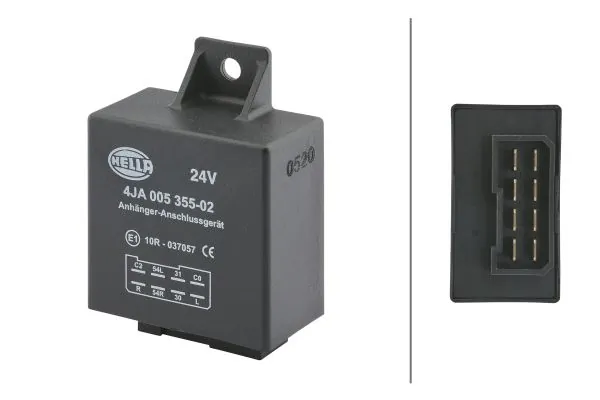 Time-delay Relay, trailer hitch