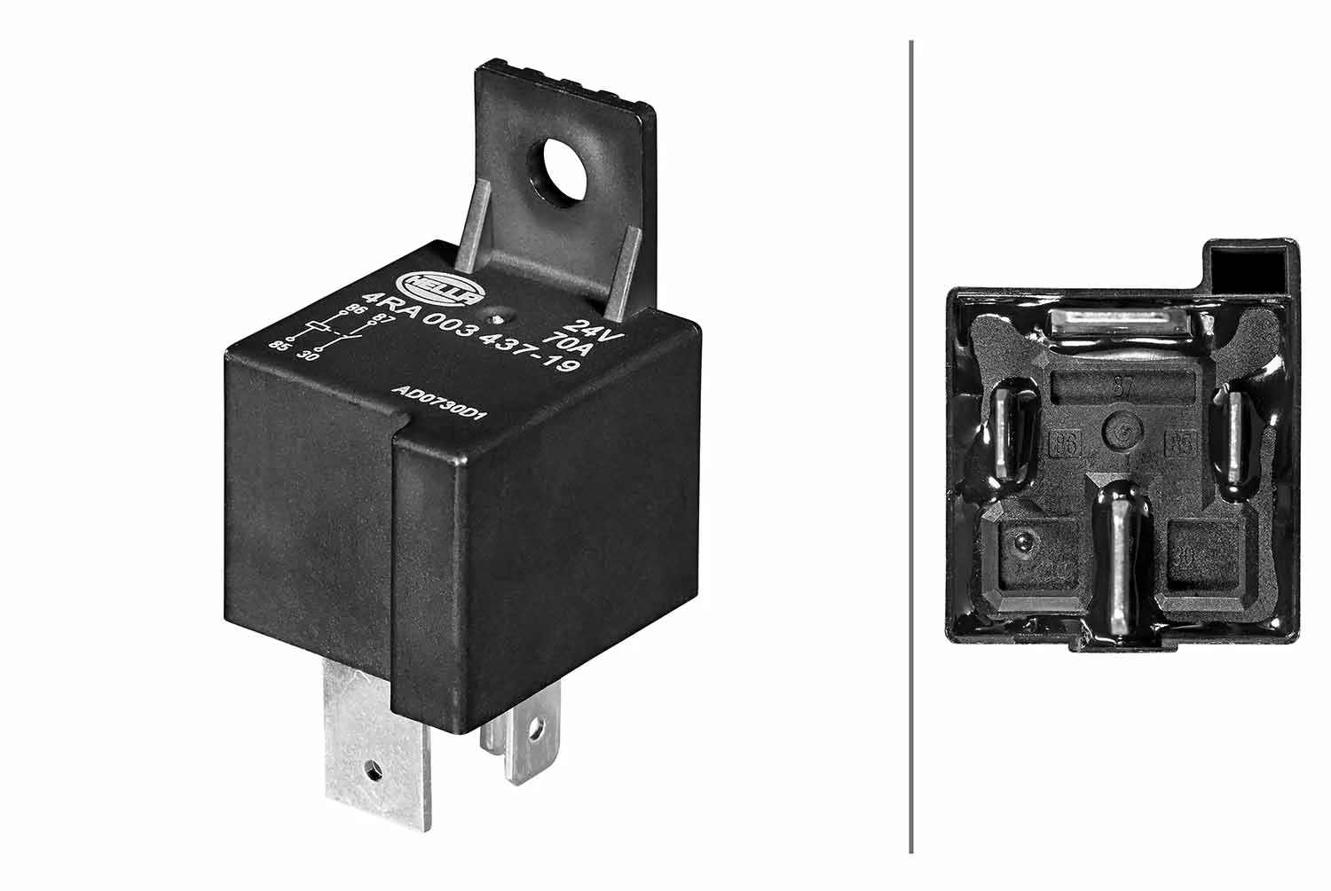 Relay, main current