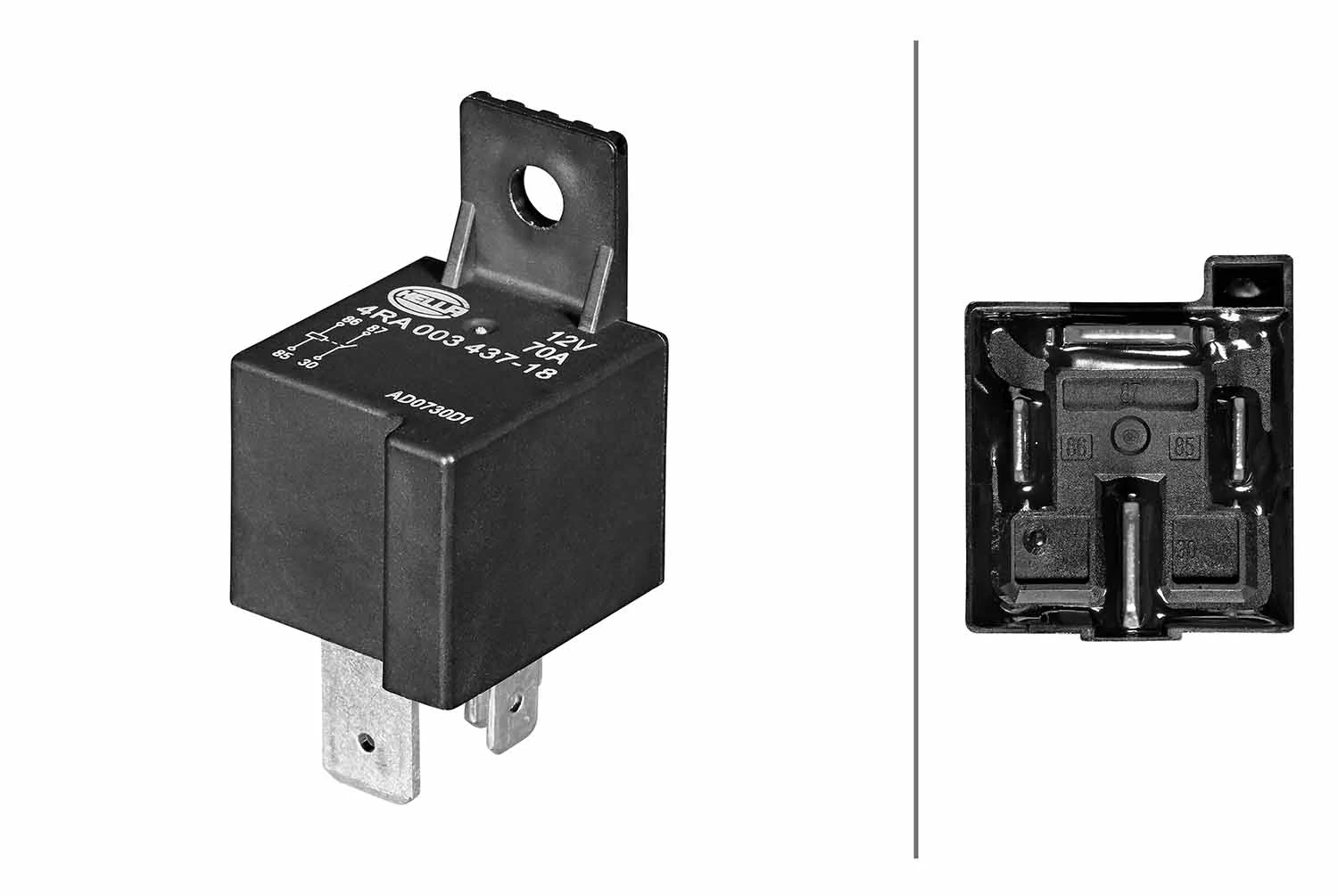 Relay, main current