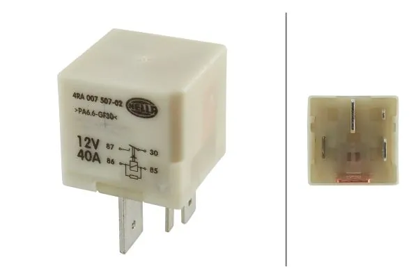 Relay, glow plug system