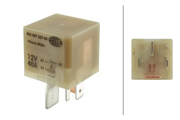 Relay, glow plug system