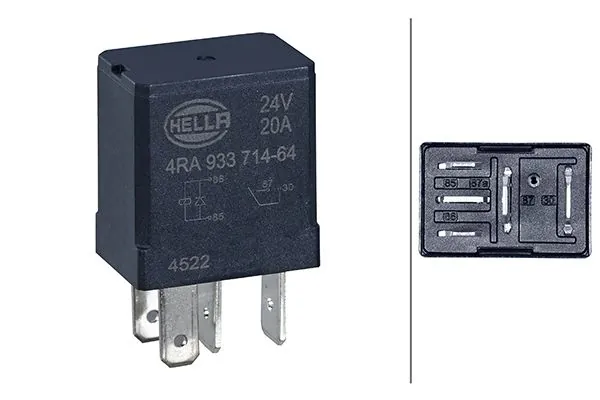 Relay, main current