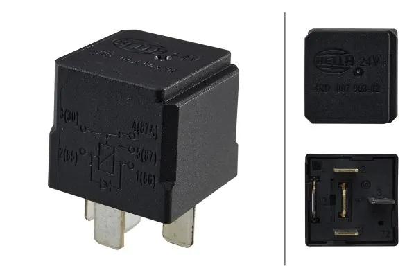Relay, main current