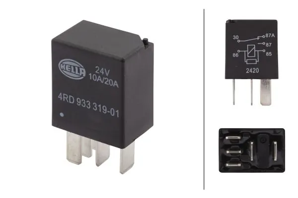 Relay, main current