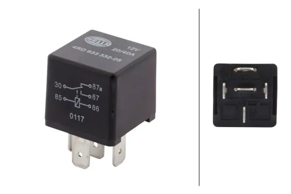 Relay, main current