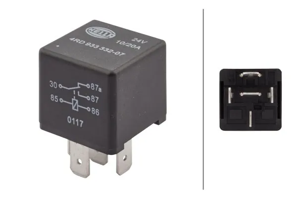 Relay, main current