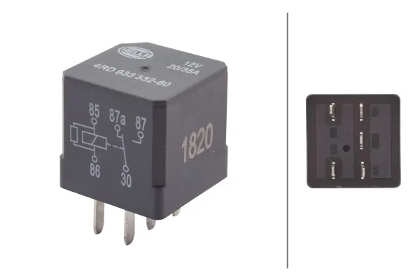 Relay, main current