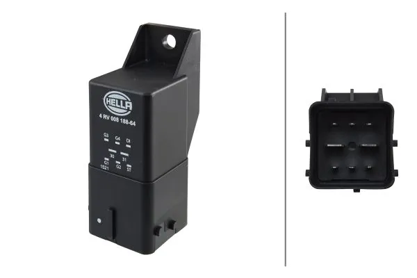 Relay, glow plug system